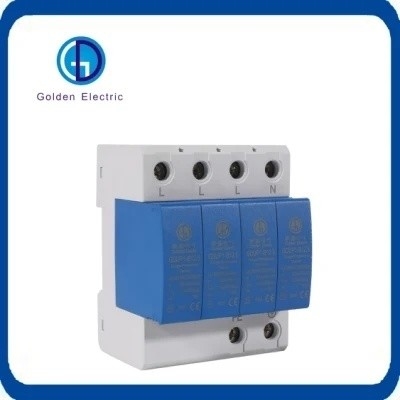 Thiết bị bảo vệ sóng điện áp thấp DIN Rail 4P 40ka Để bảo vệ sét