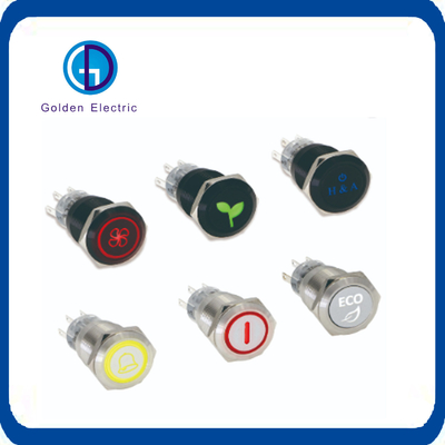 12mm 16mm 19mm 22mm 25mm 30mm Przełącznik przyciskowy