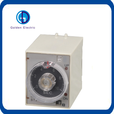 1 Fazlı AC 220V Zaman rölesi St3PC Serisi 220VAC Çalışma gücü AC220V ile Zamanlayıcı Gecikme