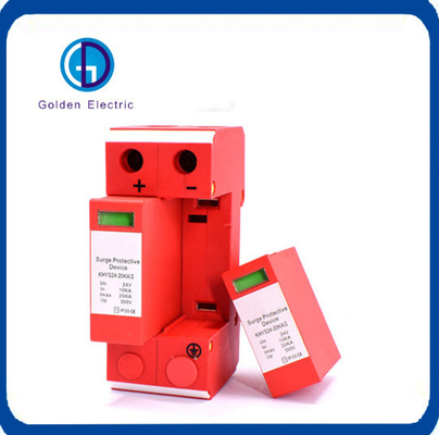 Harga yang bagus Flame Retardant 12V DC Surge Protector Perangkat Struktur kompak untuk fase tunggal on line