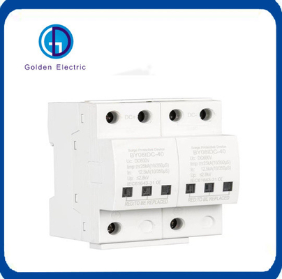 40ka 1000VDC Thiết bị bảo vệ điện tử SPD Type T1 Đối với hệ thống PV