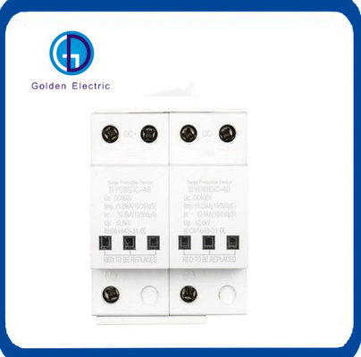 40ka 1000VDC Thiết bị bảo vệ điện tử SPD Type T1 Đối với hệ thống PV