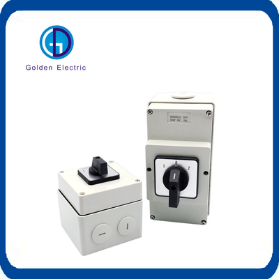 Özellik Avustralya Standart IP66 Motor Başlatma Rotary Değiştiricisi için Suya Karşılıklı Değiştirici