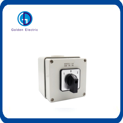 Özellik Avustralya Standart IP66 Motor Başlatma Rotary Değiştiricisi için Suya Karşılıklı Değiştirici