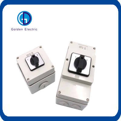 Özellik Avustralya Standart IP66 Motor Başlatma Rotary Değiştiricisi için Suya Karşılıklı Değiştirici