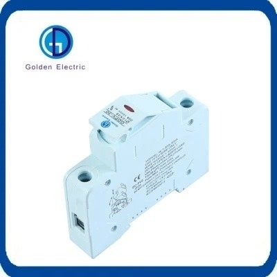 Güneş PV Kontrol Sigorta Sahibi DC 1000V 1p 10A 16A 20A 25A 32A Elektrik Seramik Silindir Sigorta Bağlantısı Gösterge ile