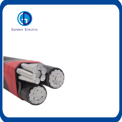 AC-kabel overhead duplex triplex gedraaide aluminium geleider luchtbundel voor duurzaam