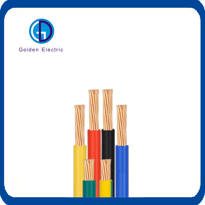 0.5mm2-240mm2 스트랜드 된 벗은 구리 선도자 450/750V PVC 단열 전기 케이블