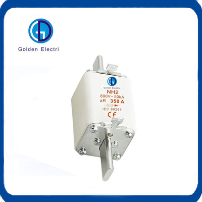 Chứng nhận CE Nh Series HRC Fuse AC690V 100A 200A 350A 500A cho bảo vệ tốc độ cao
