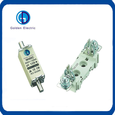 125A/160A/250A/400A/630A 운영 클래스 Gg 피지 블록 링크 AC 피지 베이스 피지 홀더 500V HRC 피지 링크