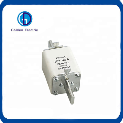 Güneş Enerjisi Sistemi için 32A 63A 80A 125A 160A 200A 250A DC 1000V Güneş PV Fuse Bağlantısı