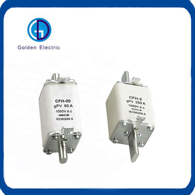 Güneş Enerjisi Sistemi için 32A 63A 80A 125A 160A 200A 250A DC 1000V Güneş PV Fuse Bağlantısı