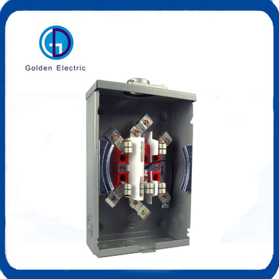 600V AC 3단계 전기 125AMP 미터 베이스 미터 홀더 링 타입 에너지 미터 소켓