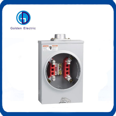 125A 4jaw 5jaw enkelfasig ringloos vierkante meter aansluiting voor elektrische meter basis