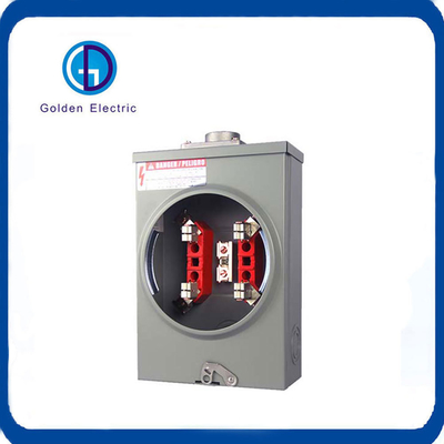 125A 4jaw 5jaw enkelfasig ringloos vierkante meter aansluiting voor elektrische meter basis