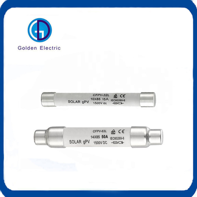 운영 클래스 Gpv 퓨즈 14*85mm 8A/10A/16A/20A/25A/32A/40A/50A 태양광 PV 패널