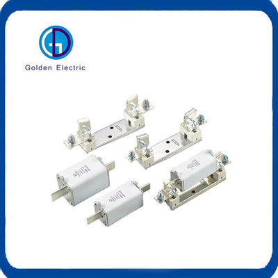 Năng lượng thấp 1500V DC Gpv Fuse 20A-500A Năng lượng mặt trời PV Knife-Contact Fuse Link and Fuse Base
