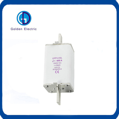 Năng lượng thấp 1500V DC Gpv Fuse 20A-500A Năng lượng mặt trời PV Knife-Contact Fuse Link and Fuse Base