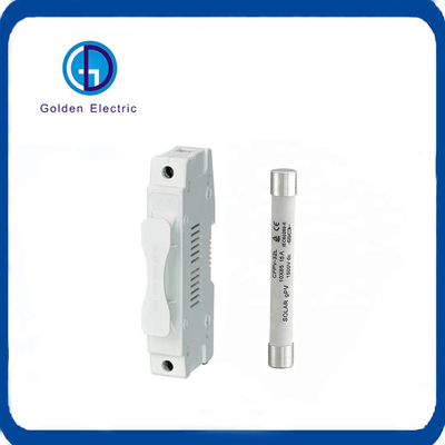 1500VDC Düşük Voltajlı Sigorta Kutusu Güneş PV ile Elektrikli DC Mini Sigorta Sahibi 10X85mm