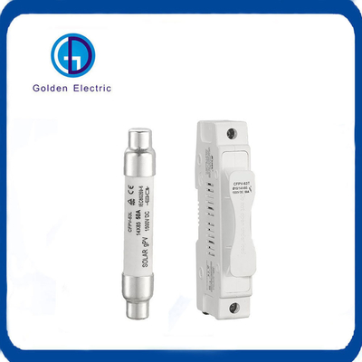 1500VDC Düşük Voltajlı Sigorta Kutusu Güneş PV ile Elektrikli DC Mini Sigorta Sahibi 10X85mm
