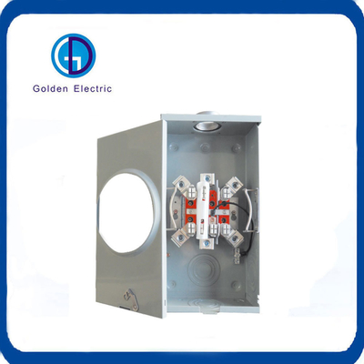 ราคาดี 200AMP 3 Phase Energy Meter Socket Enclosure Box ฐานวัดกลางแจ้งสําหรับ 1/2 ทองแดง ออนไลน์