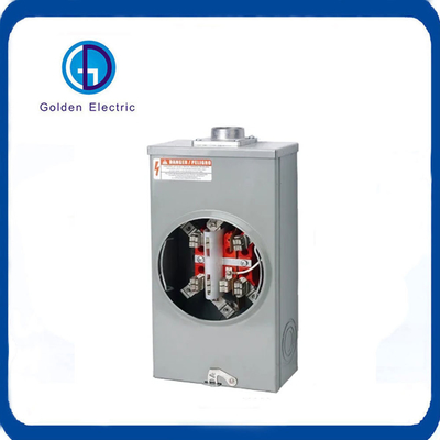 200AMP 3단계 에너지 미터 소켓 칸막이 상자 1/2 구리