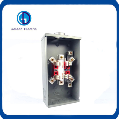 200AMP 3단계 에너지 미터 소켓 칸막이 상자 1/2 구리