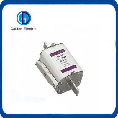 CE Standart Hız Kare Sigorta Bağlantısı 1500VDC 35A-400A DC Koruma için Gpv Güneş PV Sigorta