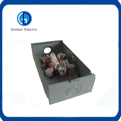 200AMP 3단계 에너지 미터 소켓 칸막이 상자 1/2 구리