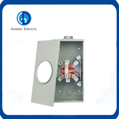 200AMP 3단계 에너지 미터 소켓 칸막이 상자 1/2 구리
