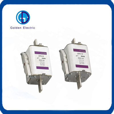 CE Standart Hız Kare Sigorta Bağlantısı 1500VDC 35A-400A DC Koruma için Gpv Güneş PV Sigorta