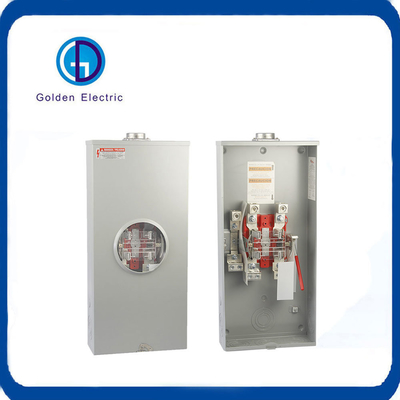 320A 600VAC 4 kaak Eenfase Ringloze Type Outdoor Residentiële Elektrische Meter Socket Meter Base Meterkast