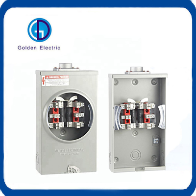 Bakelit 20A 6 Terminal Ringless Tip Bakır Meter Soketi ile Bireysel Meter Bazası