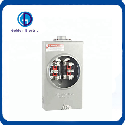Bakelit 20A 6 Terminal Ringless Tip Bakır Meter Soketi ile Bireysel Meter Bazası