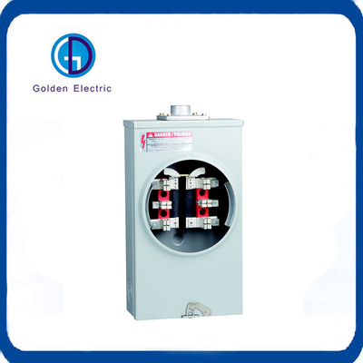 Bakelit 20A 6 Terminal Ringless Tip Bakır Meter Soketi ile Bireysel Meter Bazası