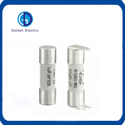 태양 전지 DC 1000V PV 퓨즈 링크 Gpv 10X38mm 10*38mm 1-32A 실린더 포르셀린 세라믹 퓨즈