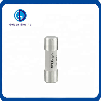 태양 전지 DC 1000V PV 퓨즈 링크 Gpv 10X38mm 10*38mm 1-32A 실린더 포르셀린 세라믹 퓨즈