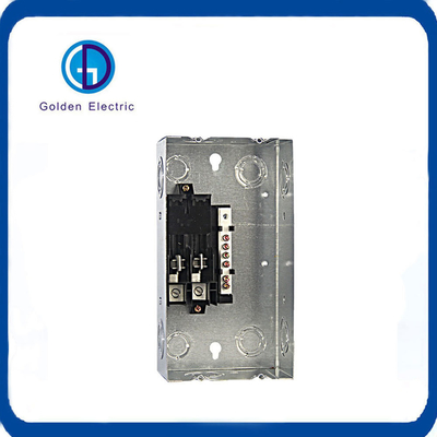 Tegangan Rendah 125A 120/240V 4 Way Plug-in Flush Type Load Center Distribution Board Power MCB Panel Box