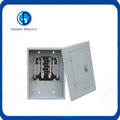 Tegangan Rendah 125A 120/240V 4 Way Plug-in Flush Type Load Center Distribution Board Power MCB Panel Box