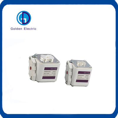 30A 63A 80A 100A 160A 200A 225A 315A 400A 500A 630A 융합된 정사각형 볼트형 AC/DC 퓨즈 링크 전기 퓨즈