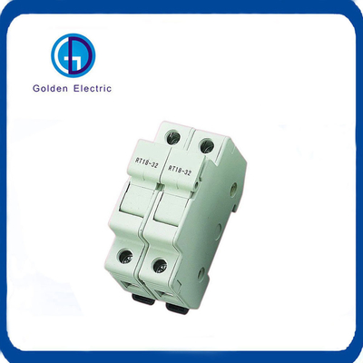 8X31mm 10X38mm 1p 2p 3p 16A 32A 500VAC 흰색 실린더식 피우스 홀더 전기 피우스 베이스