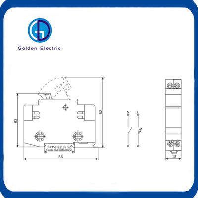 Ceramic Copper Fuse And Fuse Holder 32A AC 500V NH Fuse với cấu trúc nhỏ gọn
