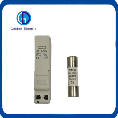 Năng suất định số AC 690V 1p N Fuse và Fuse Holder Điện cho PMC 10X38mm