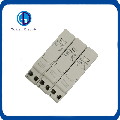 AC 500V 저전압 퓨즈 베이스 홀더 10mm N 32A 실린더 퓨즈 링크