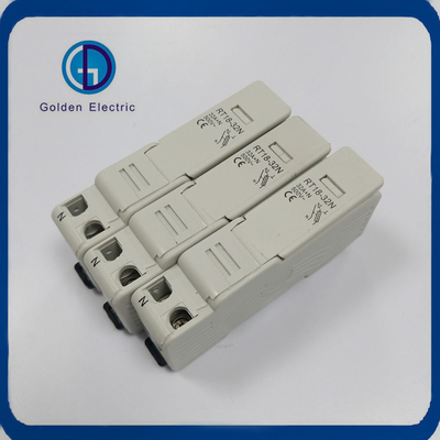 AC 500V 저전압 퓨즈 베이스 홀더 10mm N 32A 실린더 퓨즈 링크