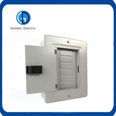 100A Ekonomi Papan distribusi panel listrik 4way 6way 8way 12way Single Phase Customized Load Center