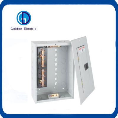 100A Ekonomi Papan distribusi panel listrik 4way 6way 8way 12way Single Phase Customized Load Center