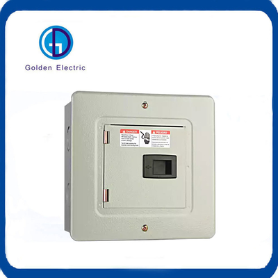 100A Ekonomi Papan distribusi panel listrik 4way 6way 8way 12way Single Phase Customized Load Center