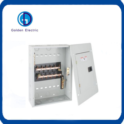 100A Ekonomi Papan distribusi panel listrik 4way 6way 8way 12way Single Phase Customized Load Center