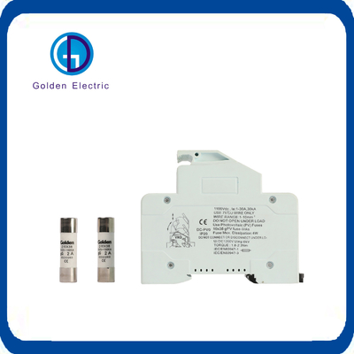 Güneş PV DC 1000V Sigorta ve Sigorta Sahibi 1faz 38mm Brüt Ağırlığı 1.000kg